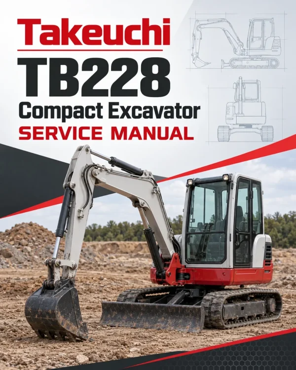 Takeuchi TB228 Compact Excavator Service Manual Takeuchi TB228 Compact Excavator Service Manual