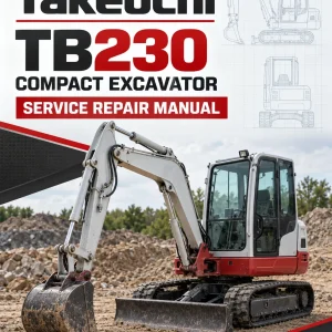 Takeuchi TB230 Compact Excavator Service Manual Takeuchi TB230 Compact Excavator Service Manual