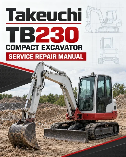 Takeuchi TB230 Compact Excavator Service Manual Takeuchi TB230 Compact Excavator Service Manual