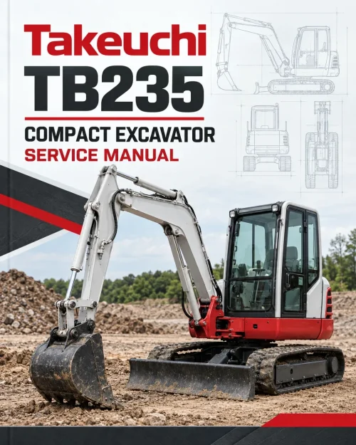 Takeuchi TB235 Compact Excavator Service Manual Takeuchi TB235 Compact Excavator Service Manual