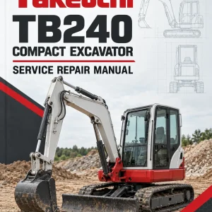 Takeuchi TB240 Compact Excavator Service Manual Takeuchi TB240 Compact Excavator Service Manual