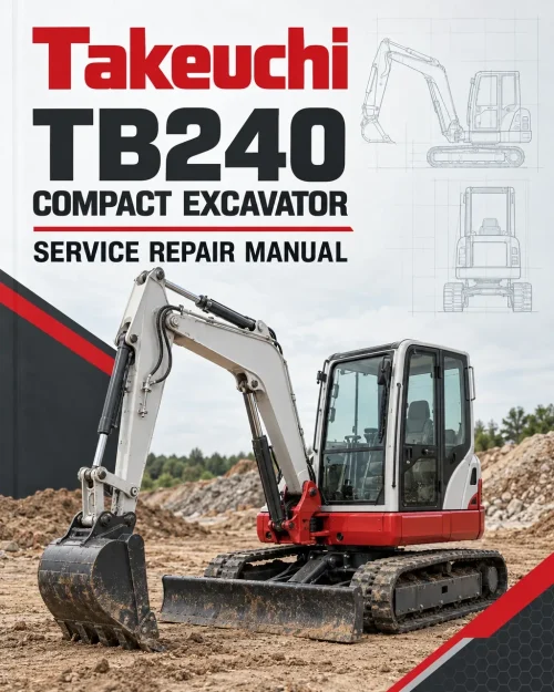 Takeuchi TB240 Compact Excavator Service Manual