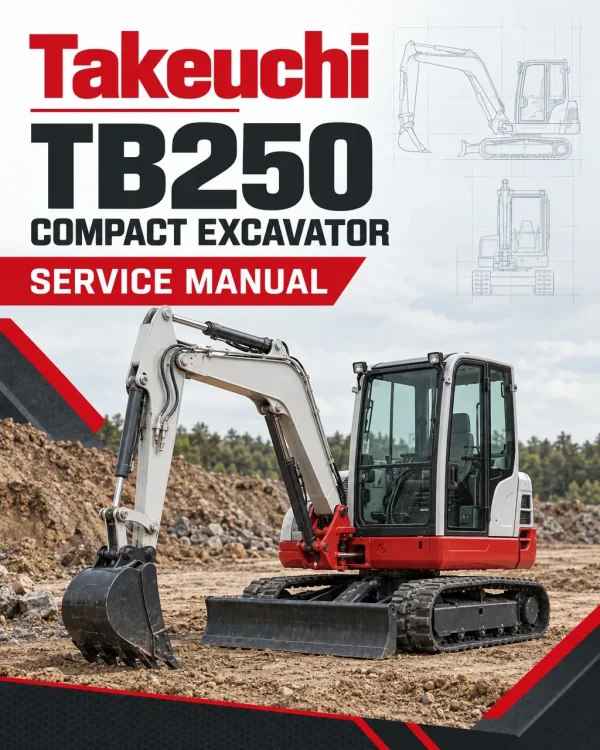 Takeuchi TB250 Compact Excavator Service Manual Takeuchi TB250 Compact Excavator Service Manual