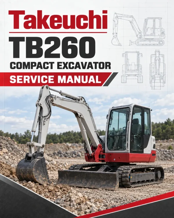 Takeuchi TB260 Compact Excavator Service Manual Takeuchi TB260 Compact Excavator Service Manual