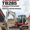 Takeuchi TB285 Compact Excavator Service Manual Takeuchi TB285 Compact Excavator Service Manual