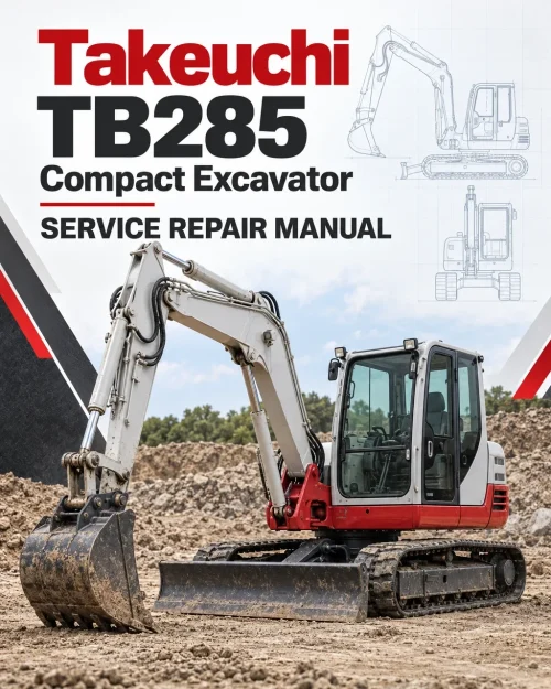 Takeuchi TB285 Compact Excavator Service Manual