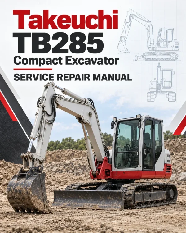 Takeuchi TB285 Compact Excavator Service Manual Takeuchi TB285 Compact Excavator Service Manual