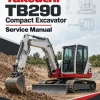 Takeuchi TB290 Compact Excavator Service Manual Takeuchi TB290 Compact Excavator Service Manual