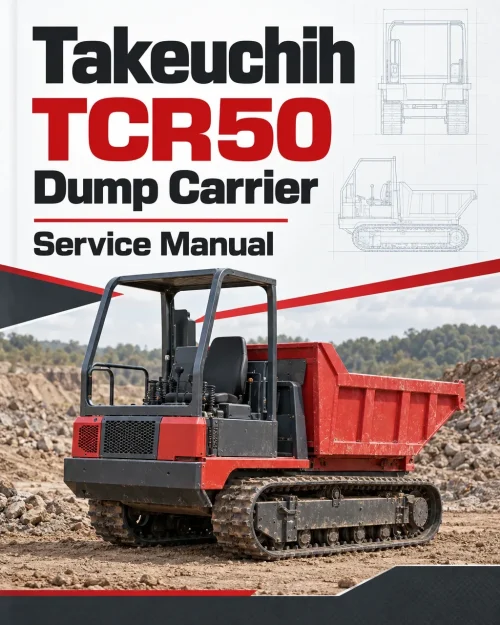 Takeuchih TCR50 Dump Carrier Service Manual