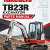 Takeuchi TB23R Excavator Parts Manual