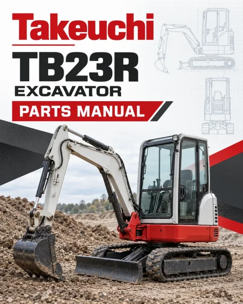 Takeuchi TB23R Excavator Parts Manual