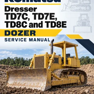 Komatsu Dresser TD7C, TD7E, TD8C and TD8E Dozer Service Manual