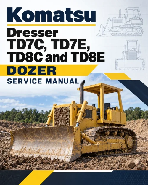 Komatsu Dresser TD7C, TD7E, TD8C and TD8E Dozer Service Manual