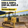 Komatsu D20A-6, D20P-6, D20P-6A, D20PL-6 Dozer Service Manual Komatsu D20A-6, D20P-6, D20P-6A, D20PL-6 Dozer Service Manual