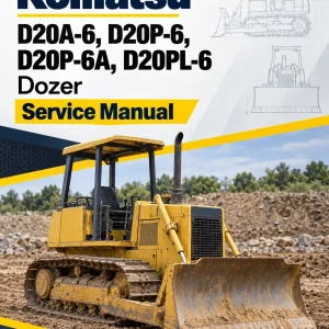 Komatsu D20A-6, D20P-6, D20P-6A, D20PL-6 Dozer Service Manual