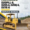 Komatsu D20PLL-6, D20S-6, D20Q-6, D21E-6 Dozer Service Manual Komatsu D20PLL-6, D20S-6, D20Q-6, D21E-6 Dozer Service Manual