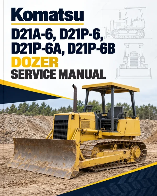 Komatsu D21A-6, D21P-6, D21P-6A, D21P-6B Dozer Service Manual Komatsu D21A-6, D21P-6, D21P-6A, D21P-6B Dozer Service Manual
