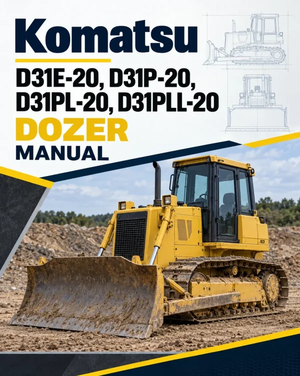 Komatsu D31E-20, D31P-20, D31PL-20, D31PLL-20 Dozer Manual Komatsu D31E-20, D31P-20, D31PL-20, D31PLL-20 Dozer Manual