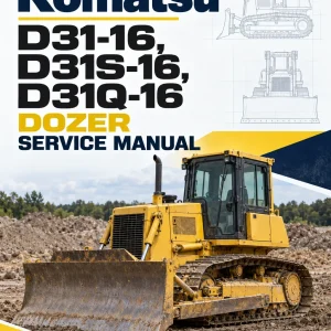 Komatsu D31-16, D31S-16, D31Q-16 Dozer Service Manual