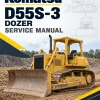 Komatsu D55S-3 Dozer Service Manual Komatsu D55S-3 Dozer Service Manual
