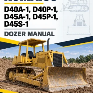 Komatsu D40A-1, D40P-1, D45A-1, D45P-1, D45S-1 Dozer Manual