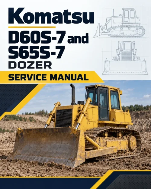 Komatsu D60S-7 and S65S-7 Dozer Service Manual