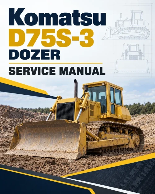 Komatsu D75S-3 Dozer Service Manual