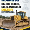 Komatsu D600C, D600D, 600C and L600D Dozer Service Manual