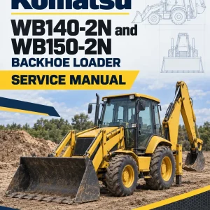 Komatsu WB140-2N and WB150-2N Backhoe Loader Service Manual