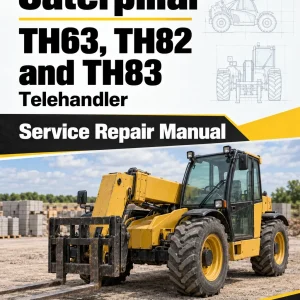 Caterpillar CAT TH63, TH82 and TH83 Telehandler Service Repair Manual (SN 3RN00001 till 3RN04014) Caterpillar CAT TH63, TH82 and TH83 Telehandler Service Repair Manual (SN 3RN00001 till 3RN04014)