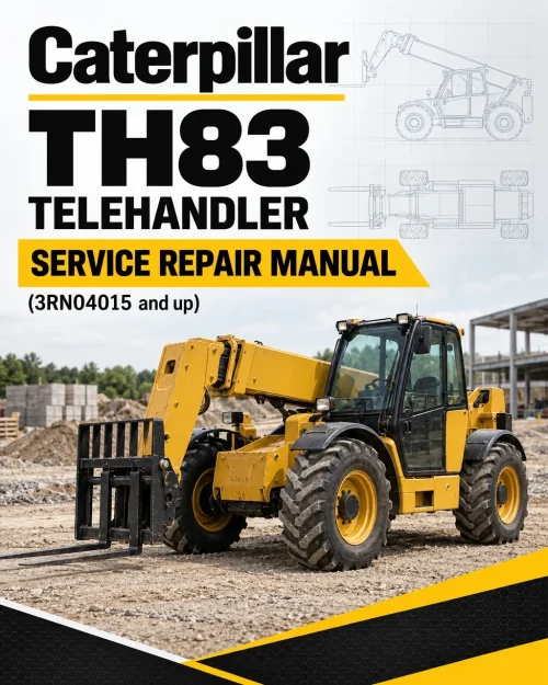 Caterpillar CAT TH83 Telehandler Service Repair Manual (3RN04015 and up) Caterpillar CAT TH83 Telehandler Service Repair Manual (3RN04015 and up)