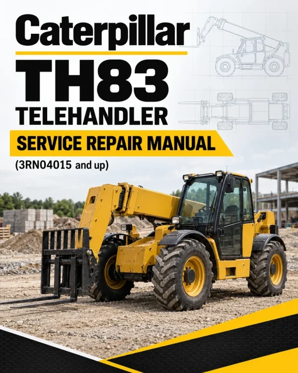 Caterpillar CAT TH83 Telehandler Service Repair Manual (3RN04015 and up) Caterpillar CAT TH83 Telehandler Service Repair Manual (3RN04015 and up)