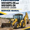 Komatsu WB140PS-2N and WB150PS-2N Backhoe Loader Service Manual Komatsu WB140PS-2N and WB150PS-2N Backhoe Loader Service Manual