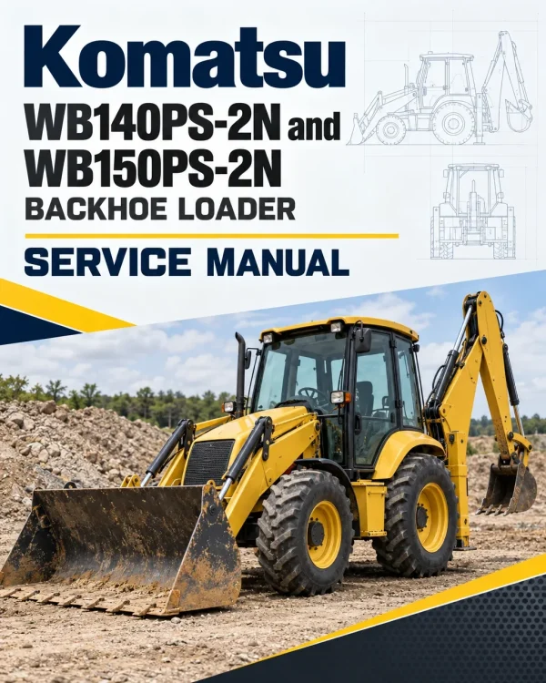 Komatsu WB140PS-2N and WB150PS-2N Backhoe Loader Service Manual Komatsu WB140PS-2N and WB150PS-2N Backhoe Loader Service Manual