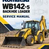 Komatsu WB142-5 Backhoe Loader Service Manual Komatsu WB142-5 Backhoe Loader Service Manual
