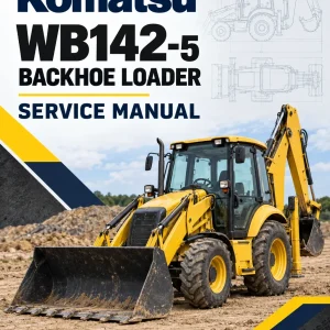 Komatsu WB142-5 Backhoe Loader Service Manual