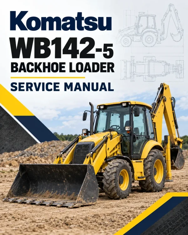 Komatsu WB142-5 Backhoe Loader Service Manual Komatsu WB142-5 Backhoe Loader Service Manual