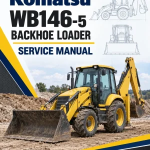 Komatsu WB146-5 Backhoe Loader Service Manual