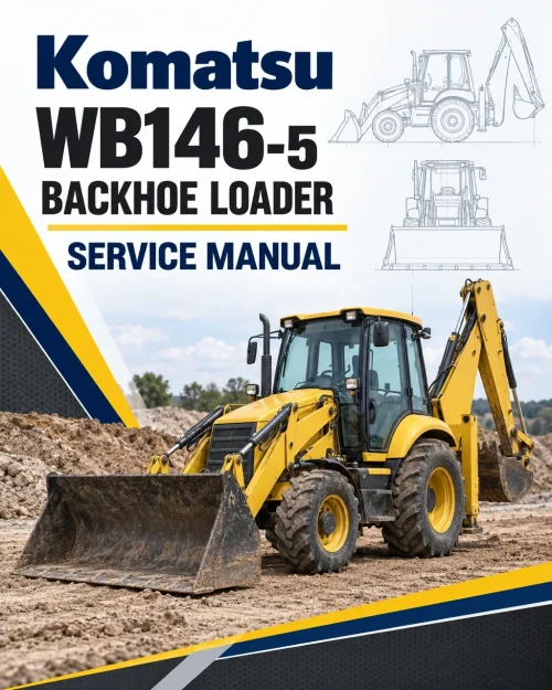 Komatsu WB146-5 Backhoe Loader Service Manual