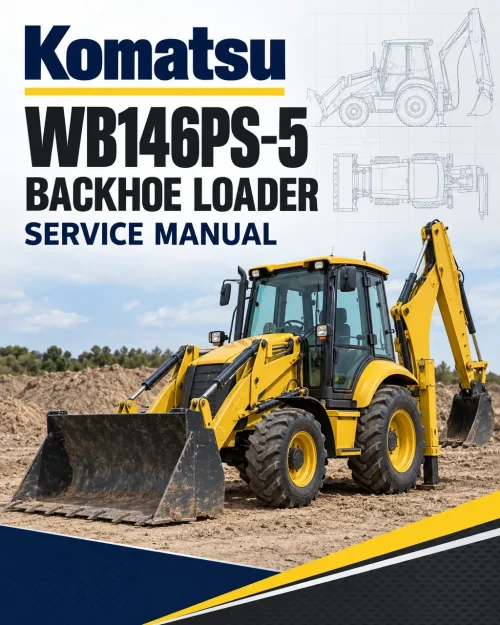 Komatsu WB146PS-5 Backhoe Loader Service Manual