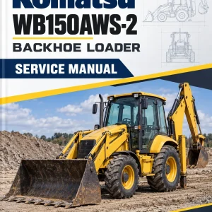 Komatsu WB150AWS-2 Backhoe Loader Service Manual