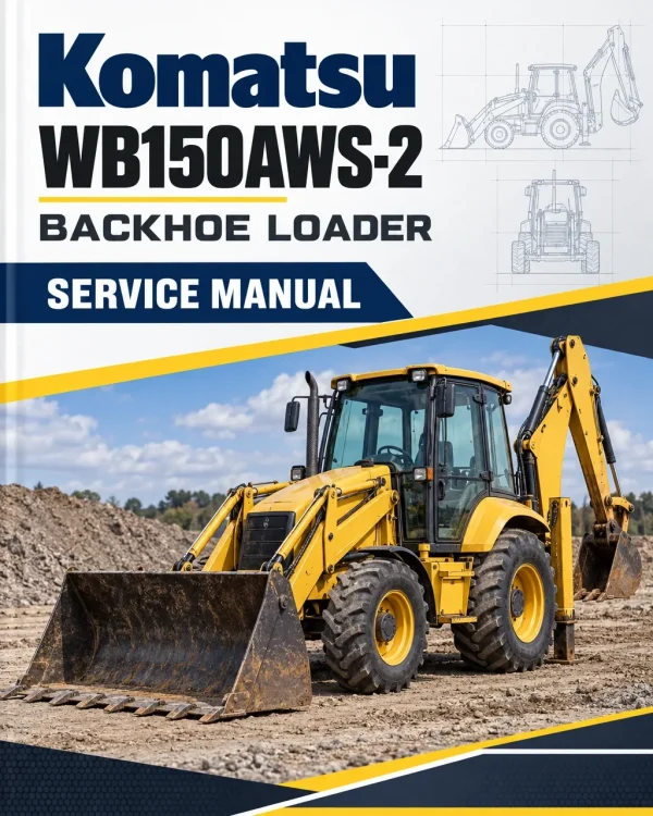 Komatsu WB150AWS-2 Backhoe Loader Service Manual Komatsu WB150AWS-2 Backhoe Loader Service Manual
