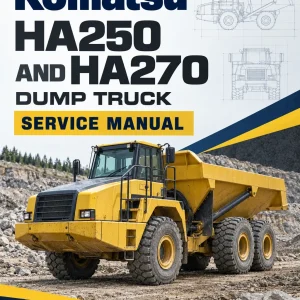 Komatsu HA250 and HA270 Dump Truck Service Manual Komatsu HA250 and HA270 Dump Truck Service Manual