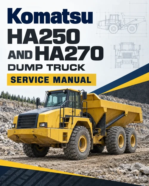 Komatsu HA250 and HA270 Dump Truck Service Manual Komatsu HA250 and HA270 Dump Truck Service Manual