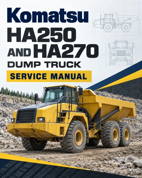 Komatsu HA250 and HA270 Dump Truck Service Manual Komatsu HA250 and HA270 Dump Truck Service Manual