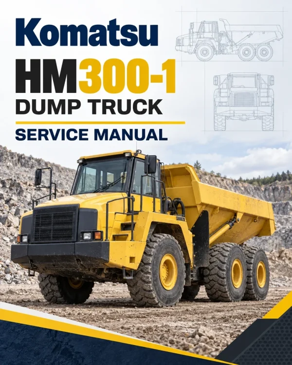 Komatsu HM300-1 Dump Truck Service Manual