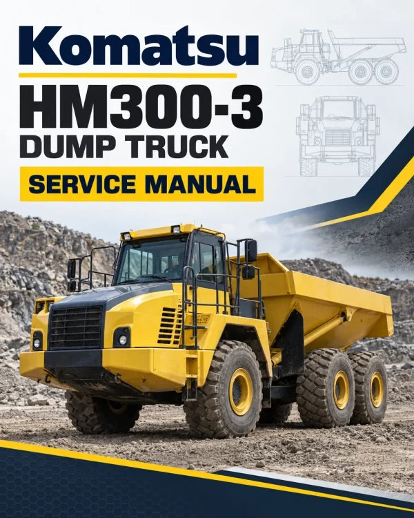 Komatsu HM300-3 Dump Truck Service Manual Komatsu HM300-3 Dump Truck Service Manual
