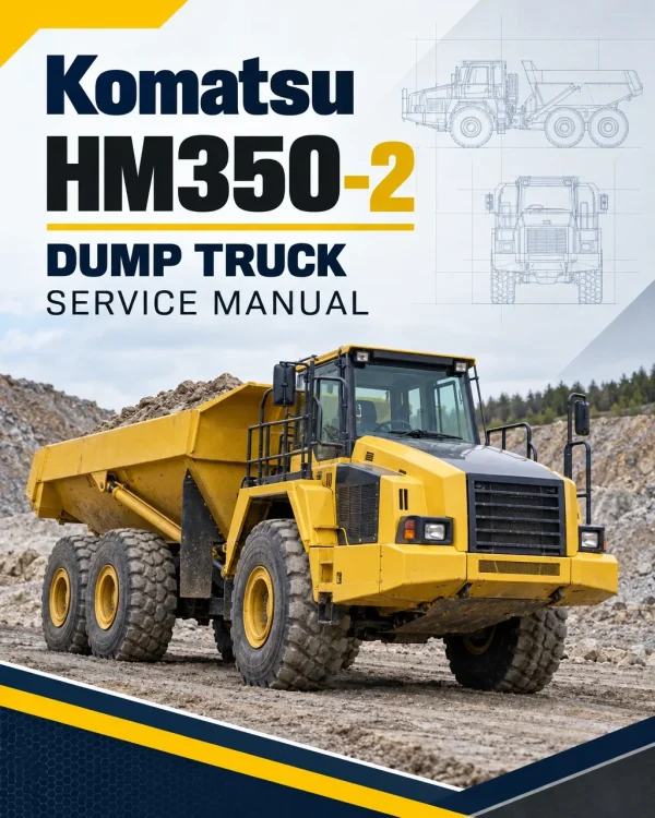 Komatsu HM350-2 Dump Truck Service Manual