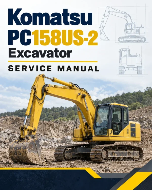 Komatsu PC158US-2 Excavator Service Manual