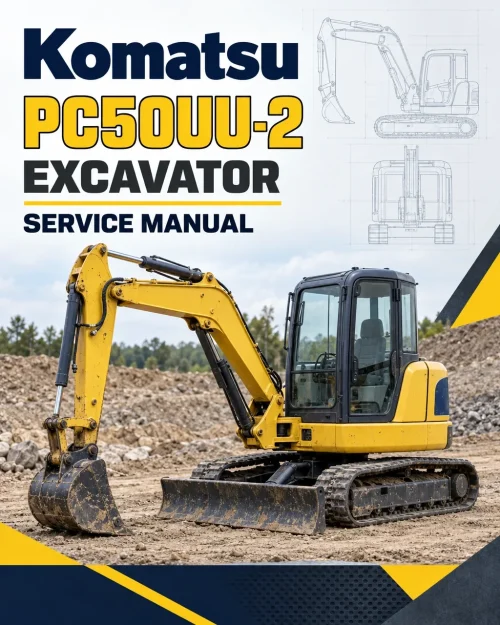 Komatsu PC50UU-2 Excavator Service Manual